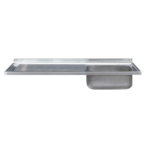 CATERING SINK TOP SINGLE BOWL SINGLE DRAINER, 1500 x 650MM image