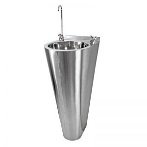 Stainless Steel Adult Drinking Fountain & Bottle Filler image
