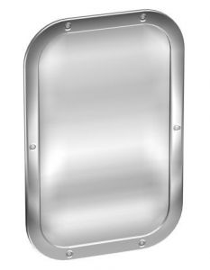 Stainless Steel Security Mirror image