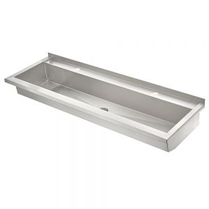 Stainless Steel Pre-Drilled Wash Trough image