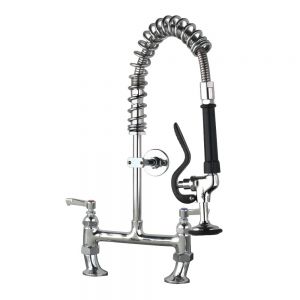 Super Short Pre Rinse Twin Catering Tap image