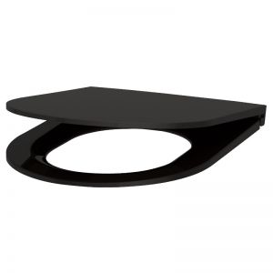 Black Toilet Seat & Lid - Standard image