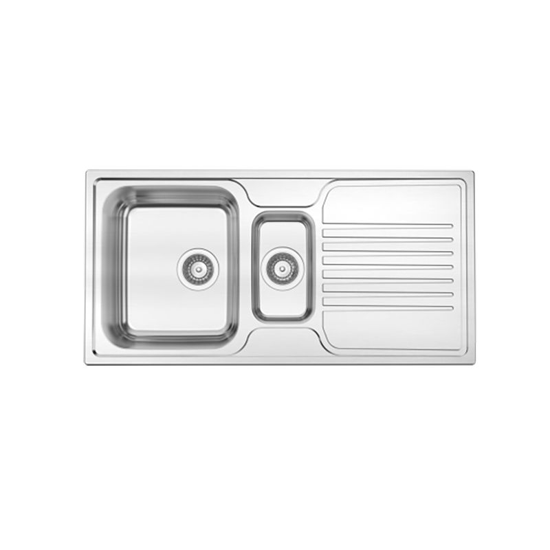 Inset 1.5 Bowl & Single Drainer Kitchen Sink