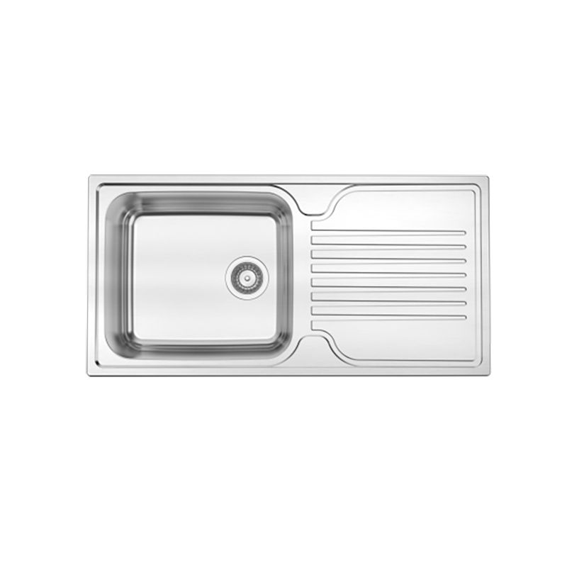 Inset Single Bowl & Drainer Sink