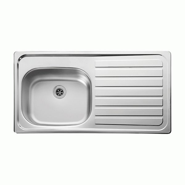 Inset Sink Top With Bowl And Right Hand Drainer