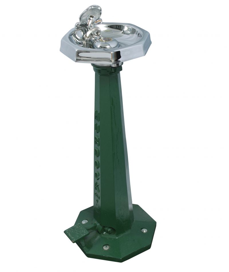 Free Standing Octagonal Outdoor Drinking Fountain