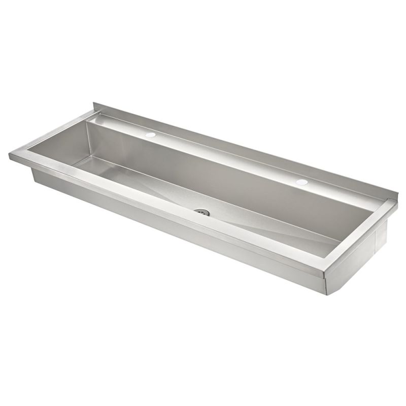 Stainless Steel Pre-Drilled Wash Trough